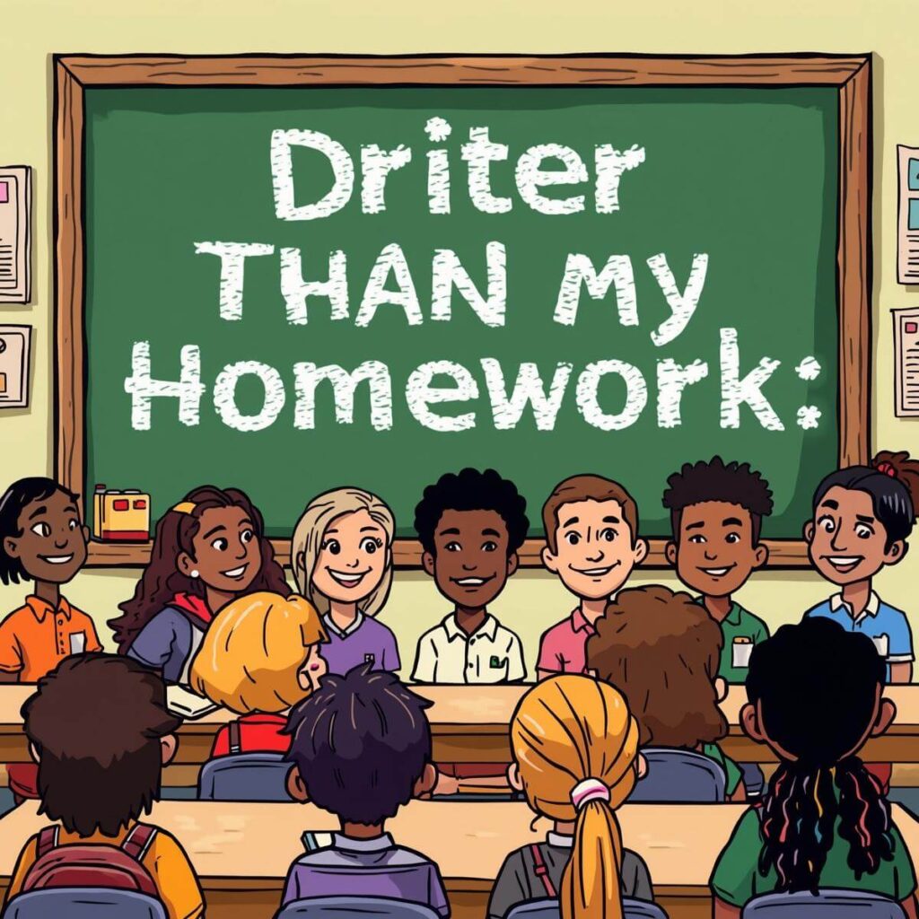 Best “Drier Than” Jokes for School Humor