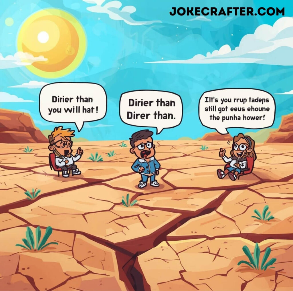 Drier Than Jokes for Instagram Captions