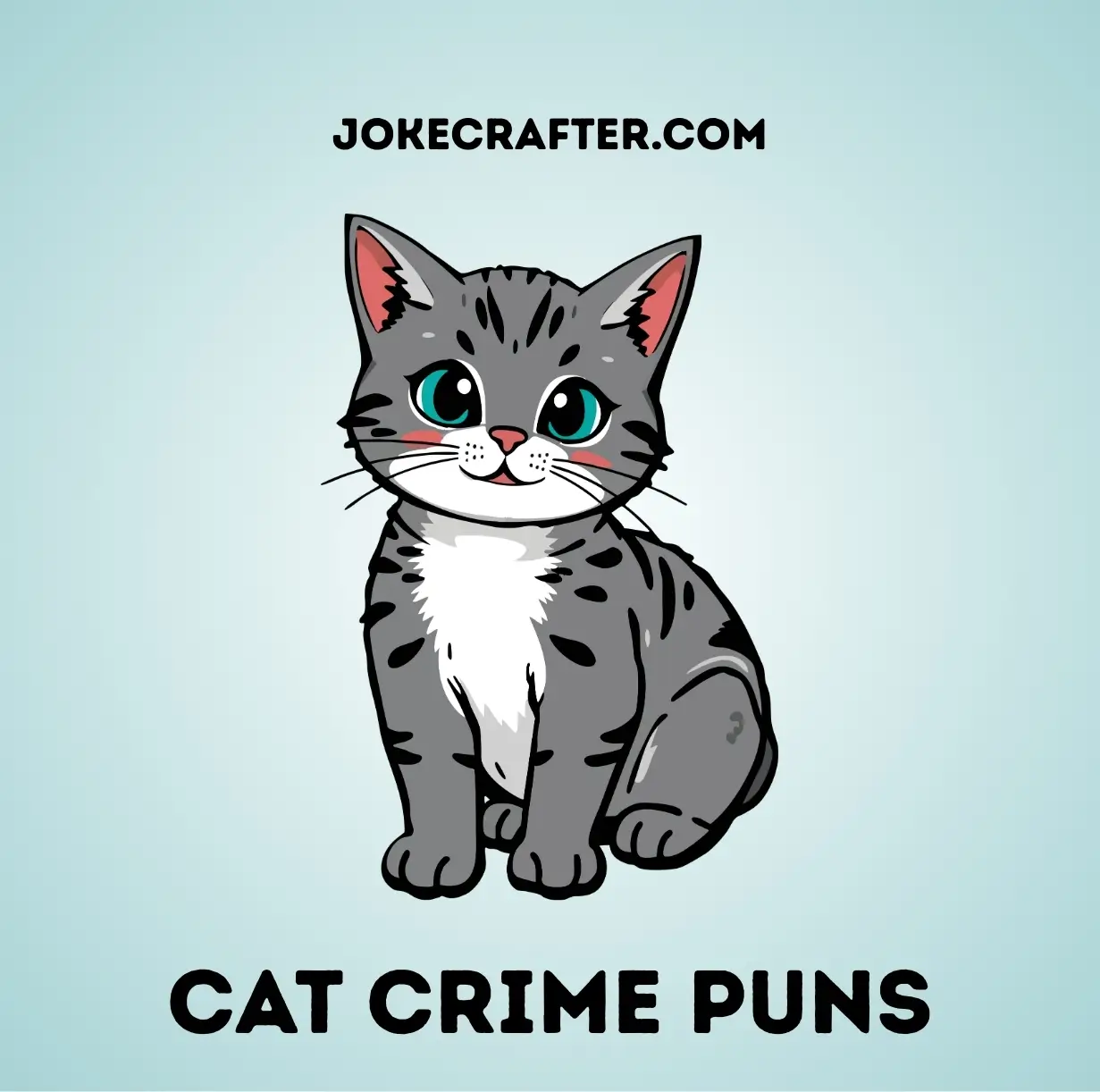 Cat crime puns