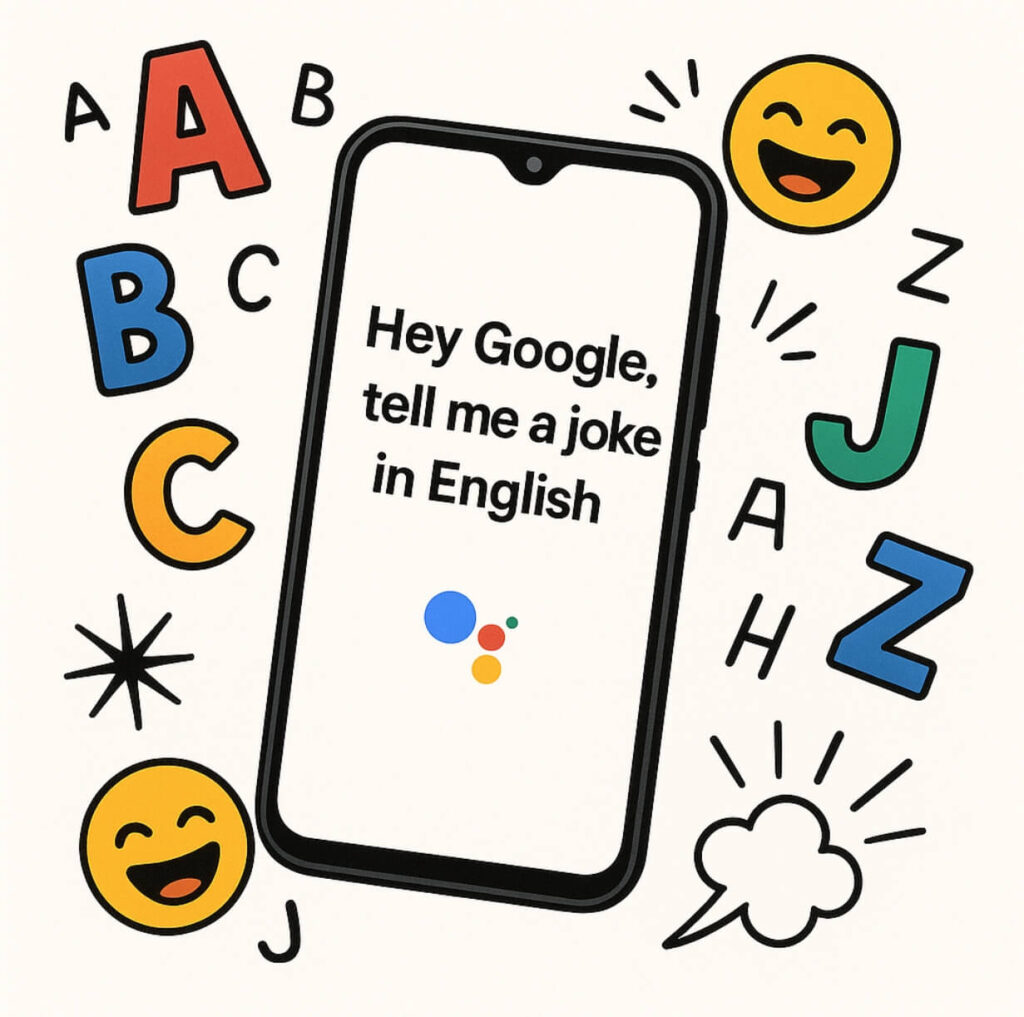 Hey Google Tell Me a Joke in English