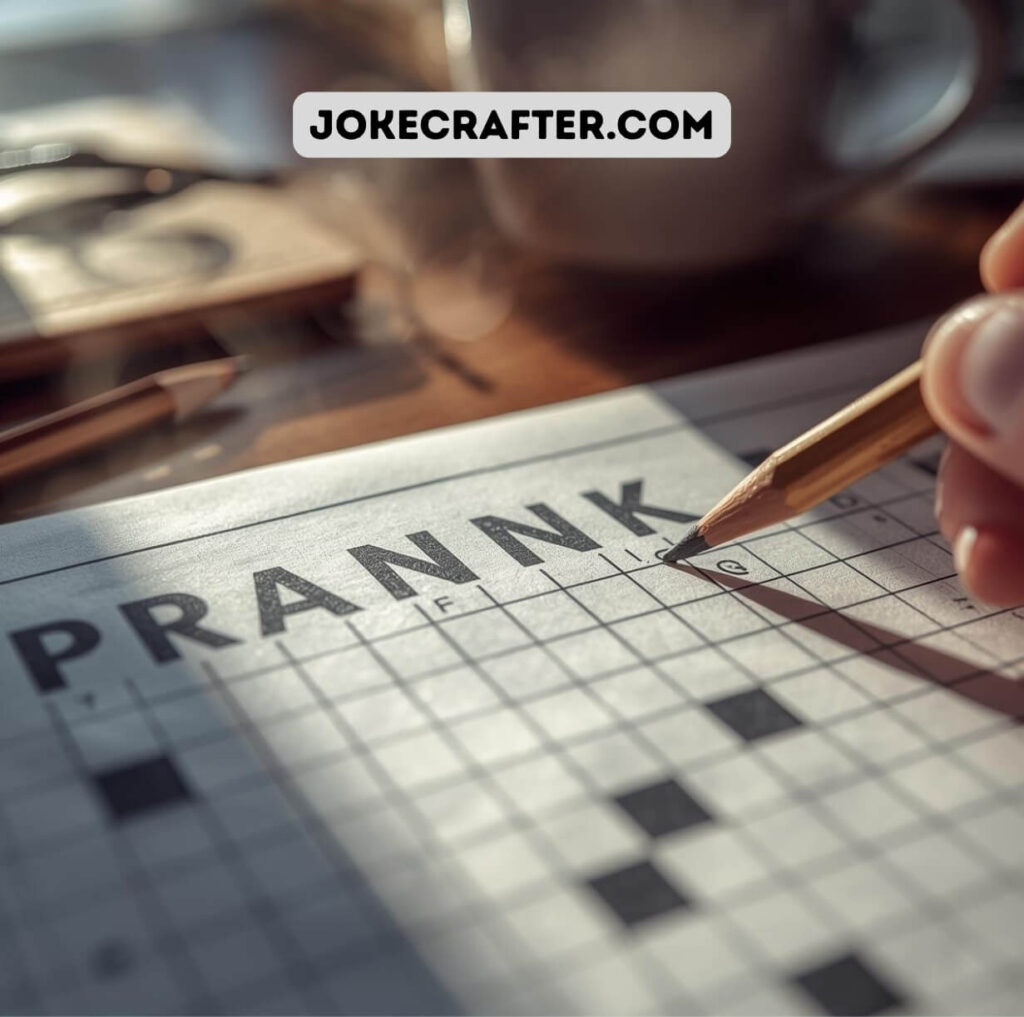 Practical Joke Crossword Clue