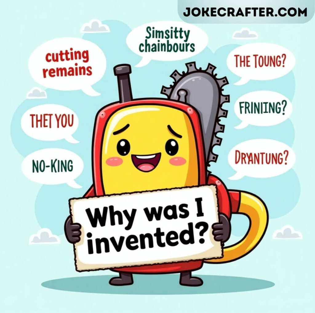 Why Were Chainsaws Invented Joke Puns