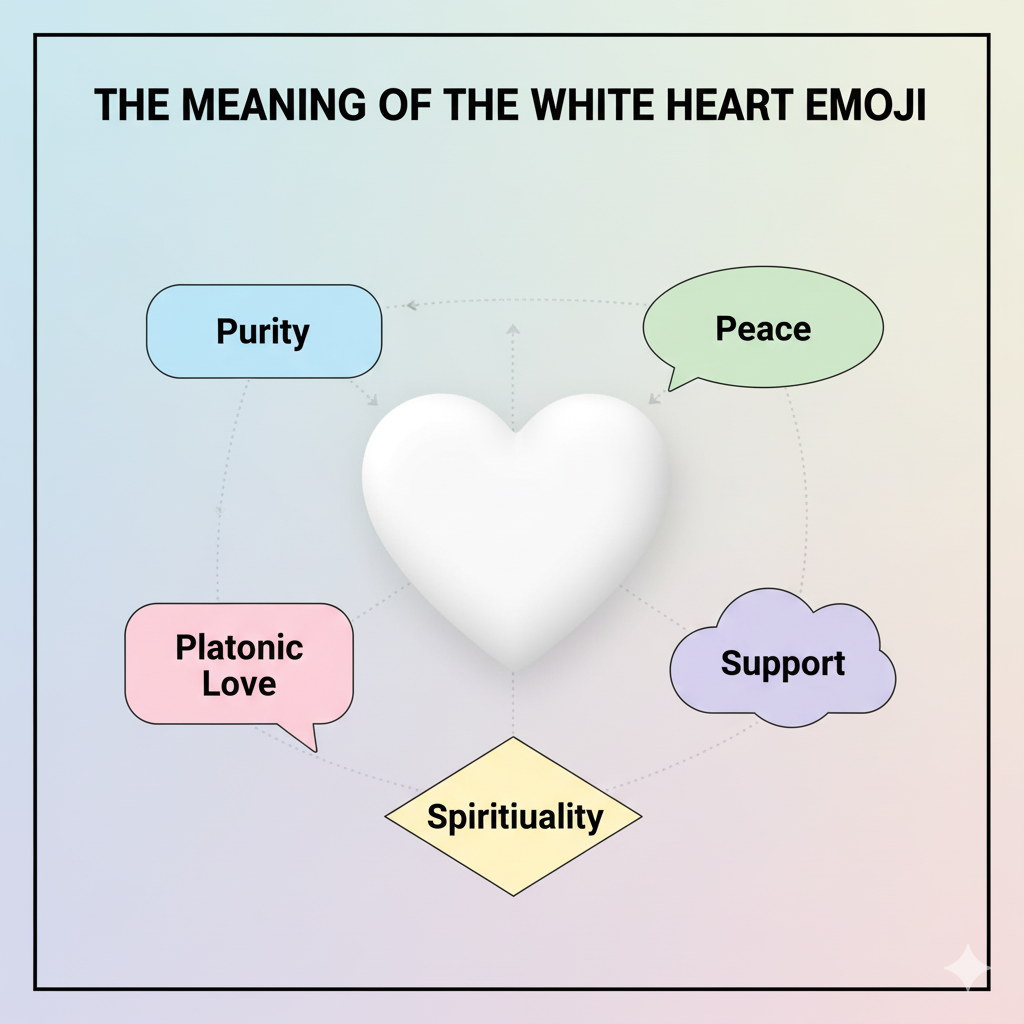 white heart mean