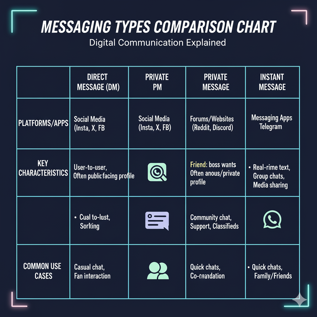 🧠 The Origin of “DM”