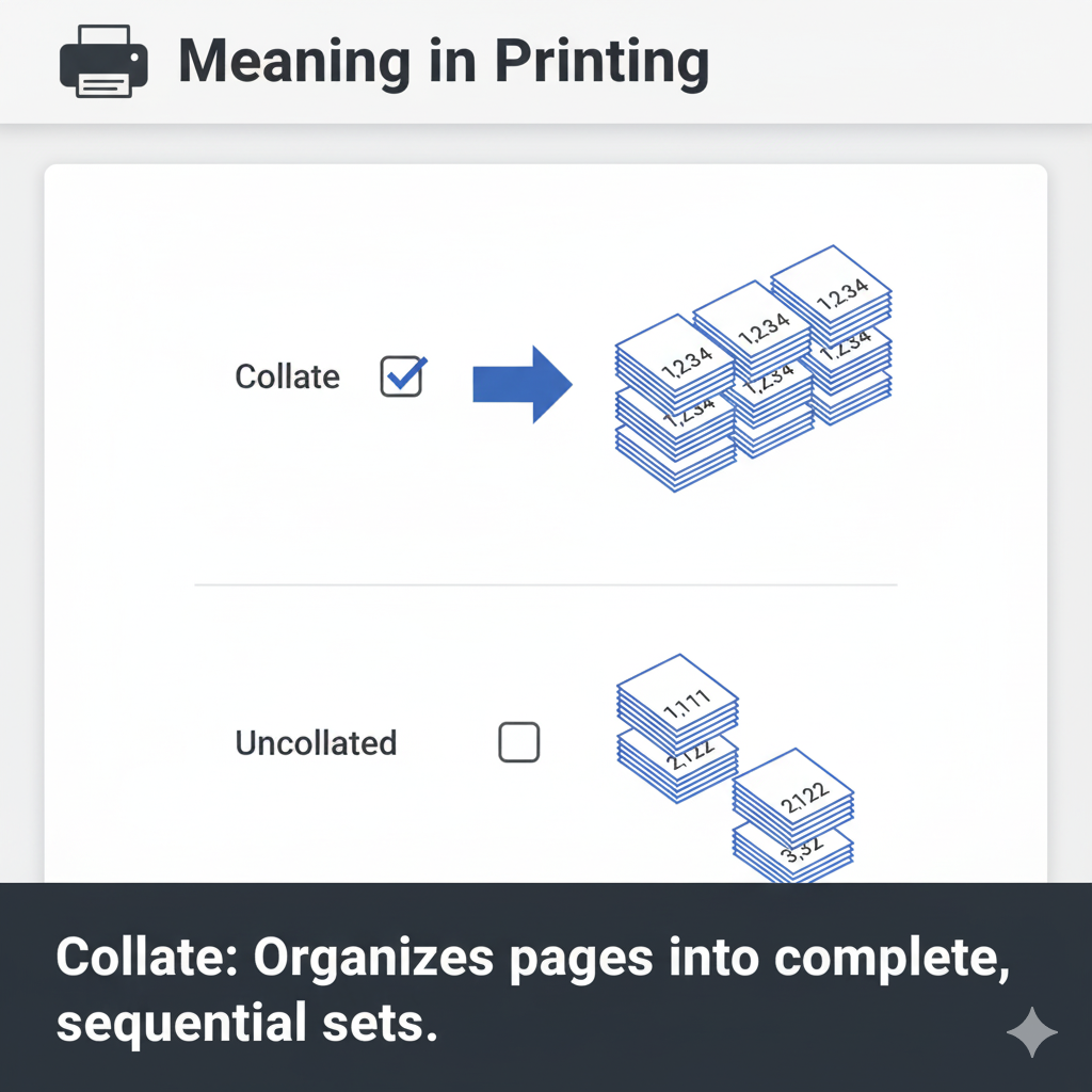 what does collate mean