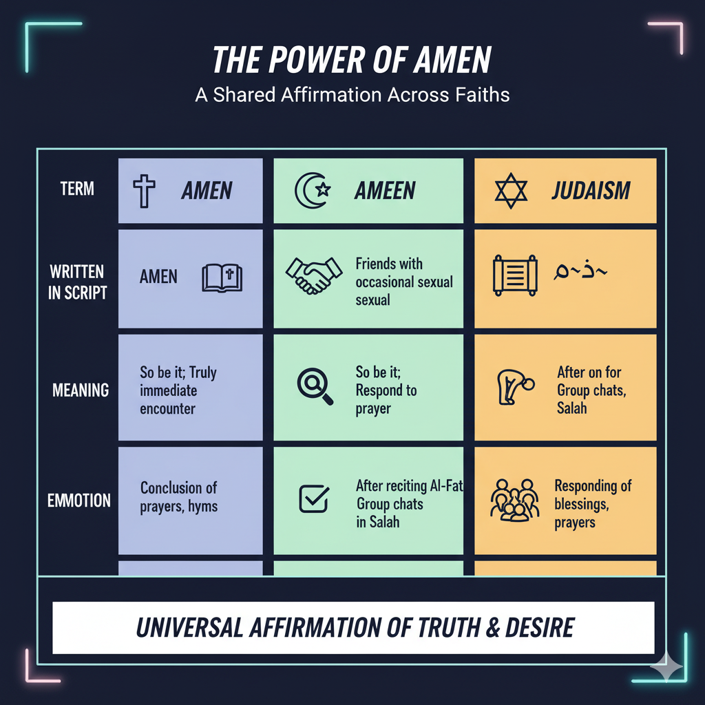 ☪️ Meaning of Amen in Islam (Ameen)