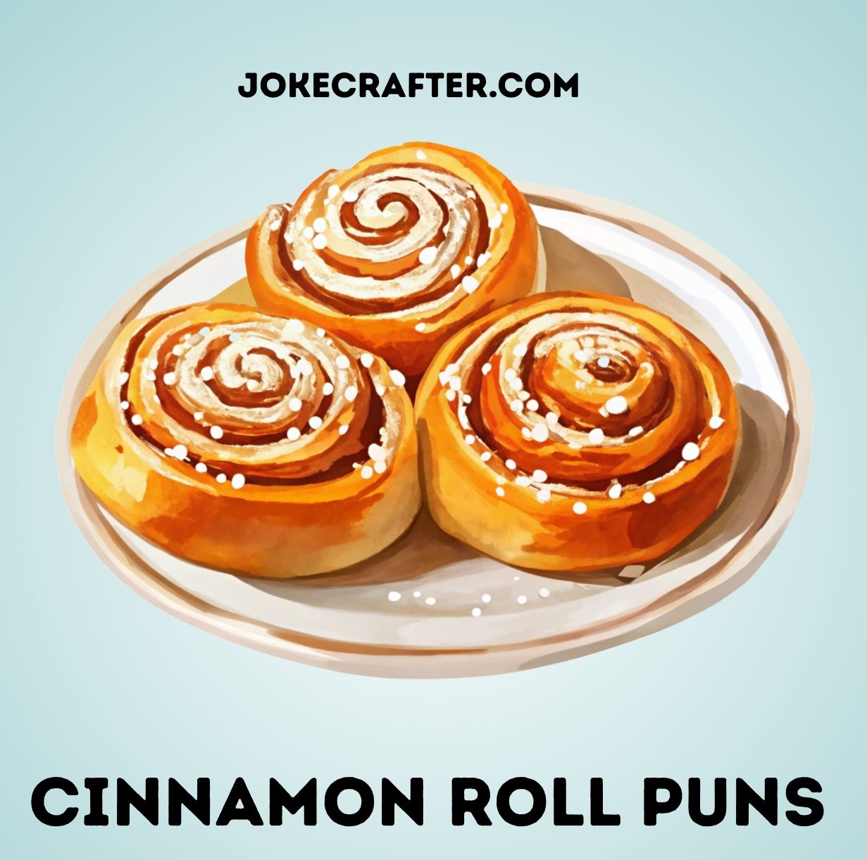 cinnamon roll puns
