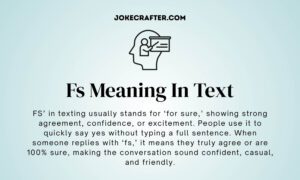 Fs Meaning In Text