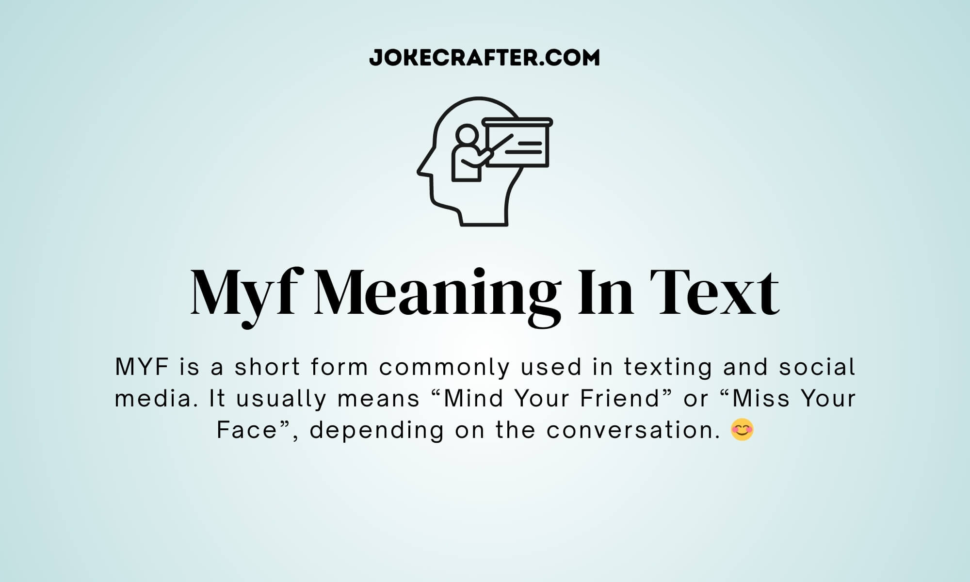Myf Meaning In Text