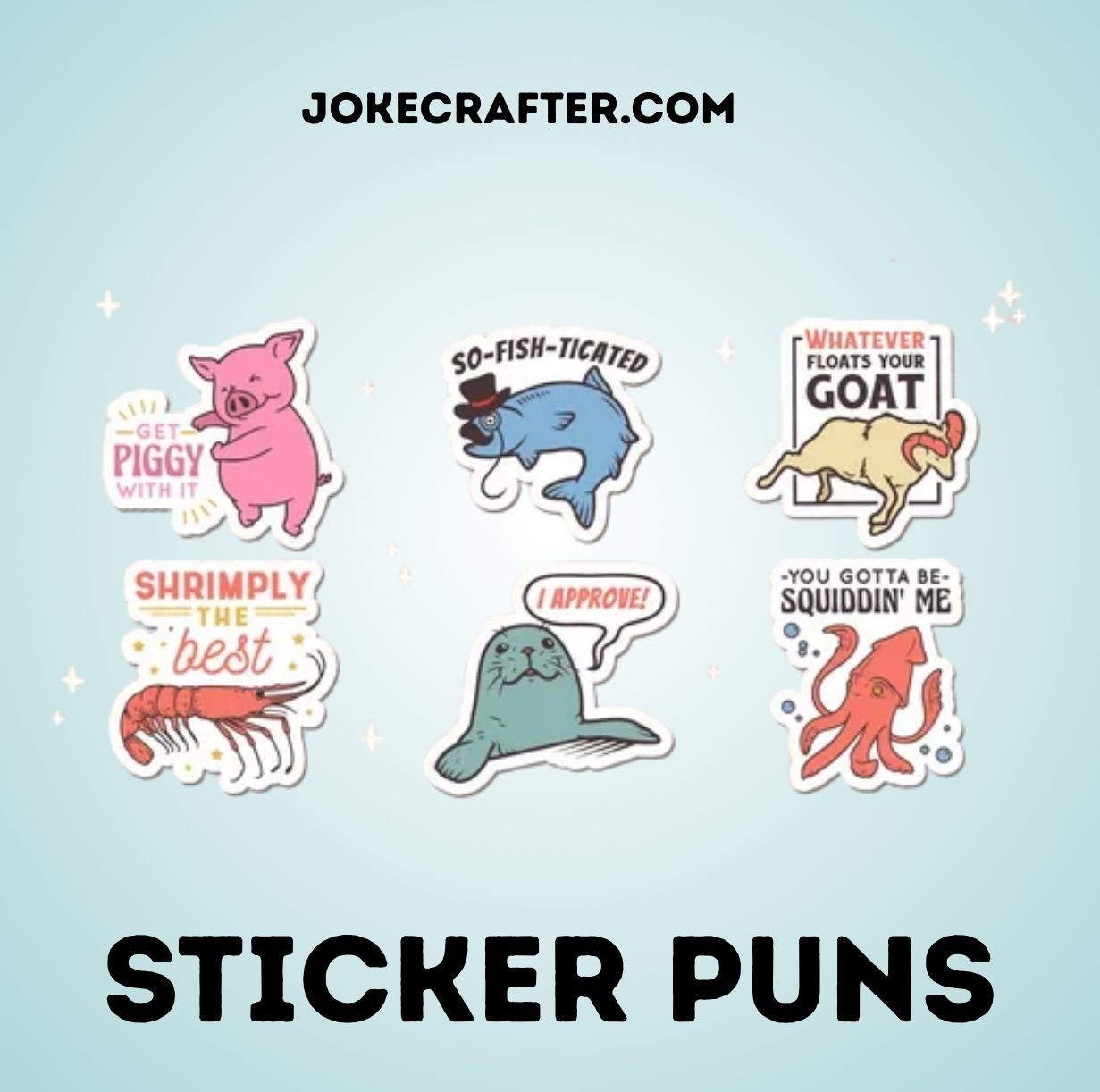 sticker puns