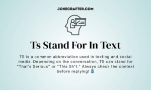 Ts Stand For In Text