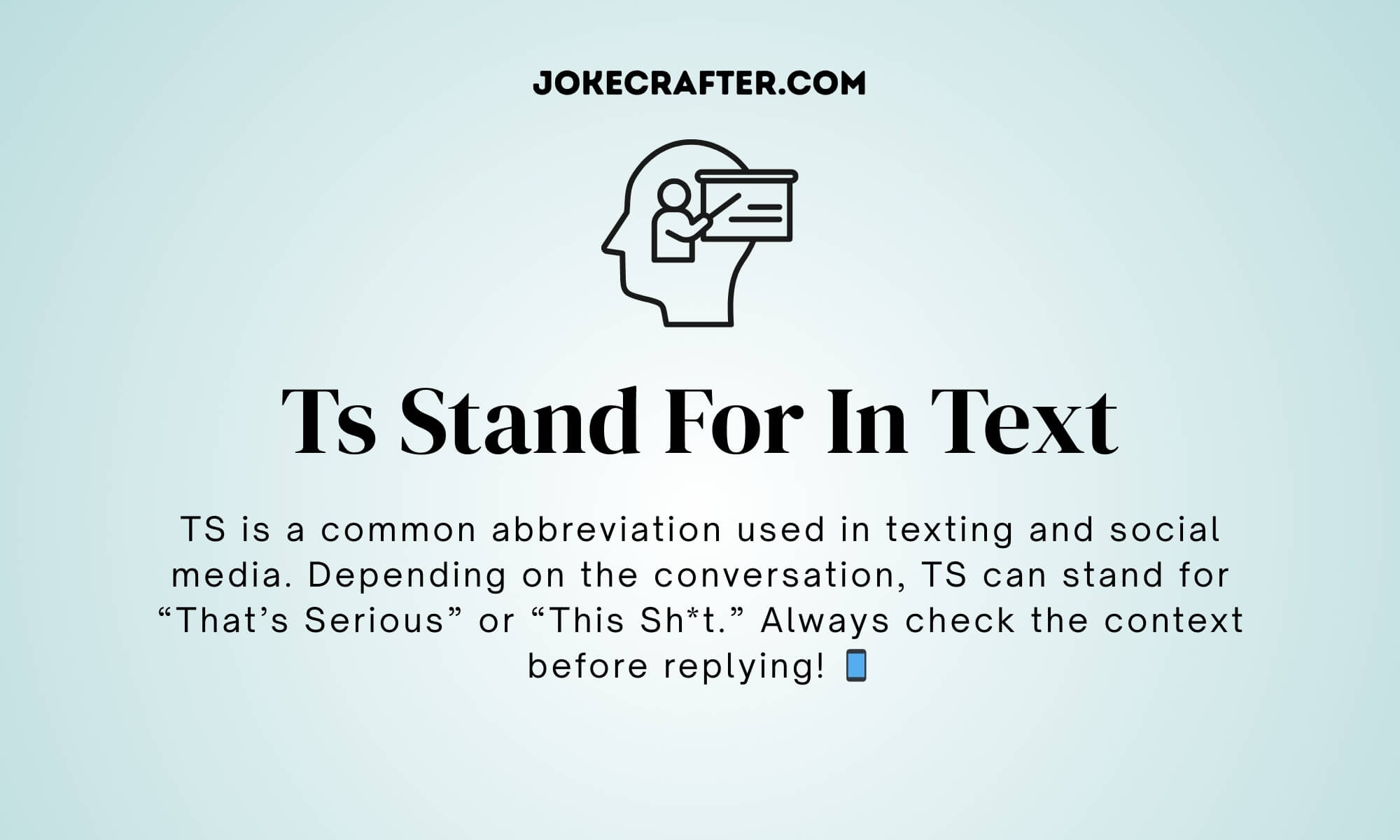 Ts Stand For In Text